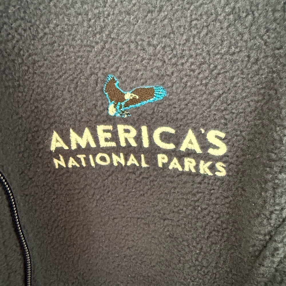 Port Authority | Navy Fleece Jacket | Medium | National Parks Emblem - Picture 2 of 5